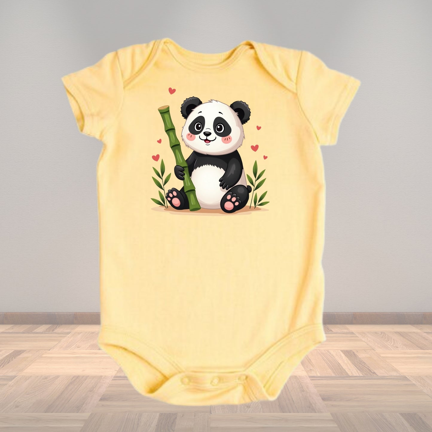 Playful Panda Baby Onesie