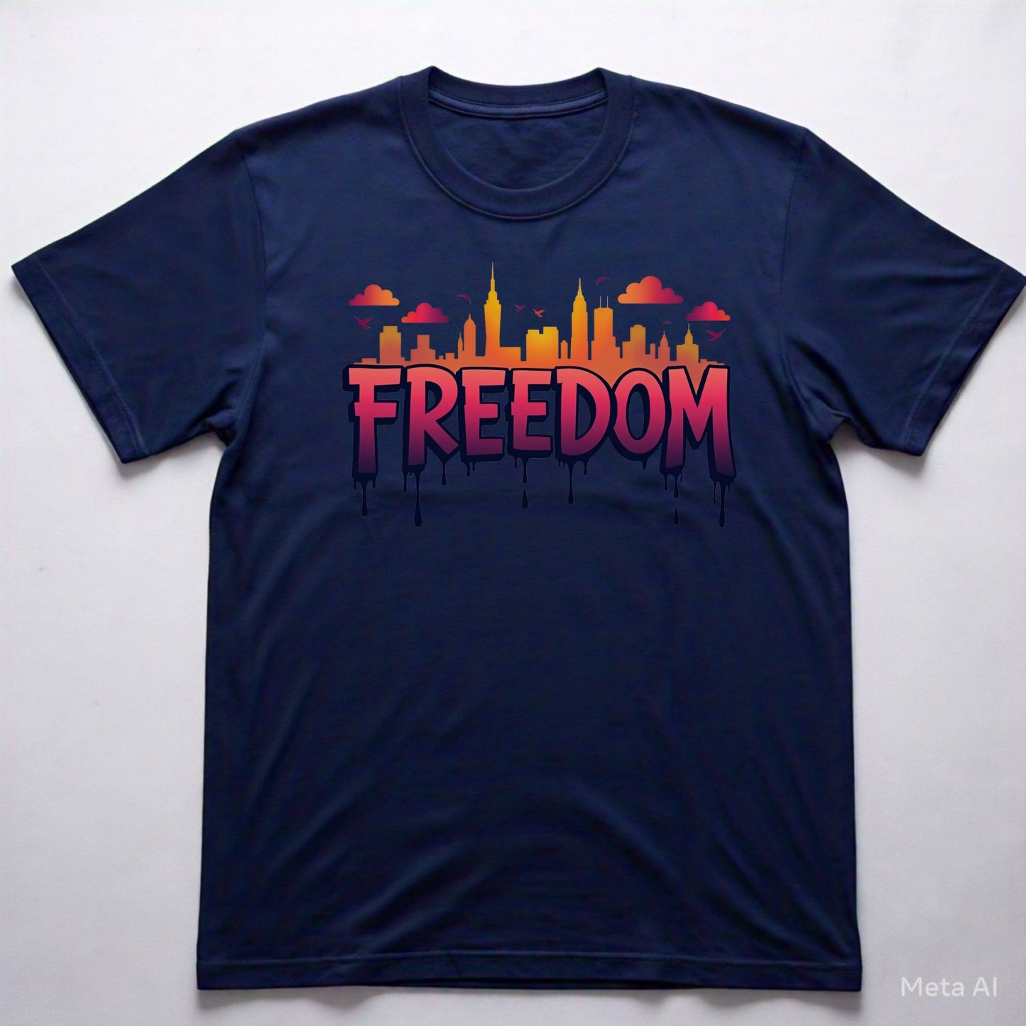 Freedom Skyline Graphic Tee