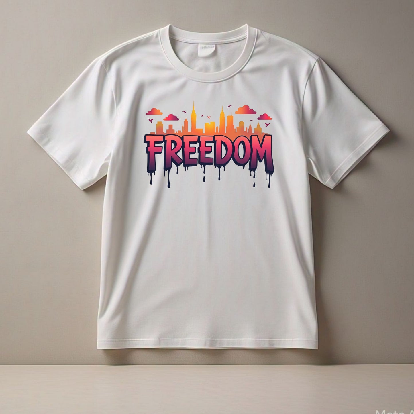 Freedom Skyline Graphic Tee