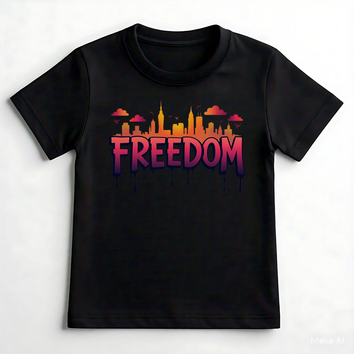 Freedom Skyline Graphic Tee