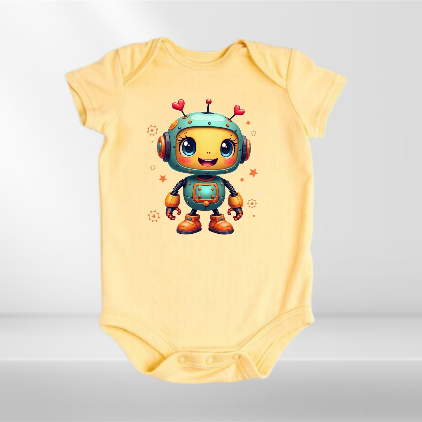 Little Robot Baby Onesie