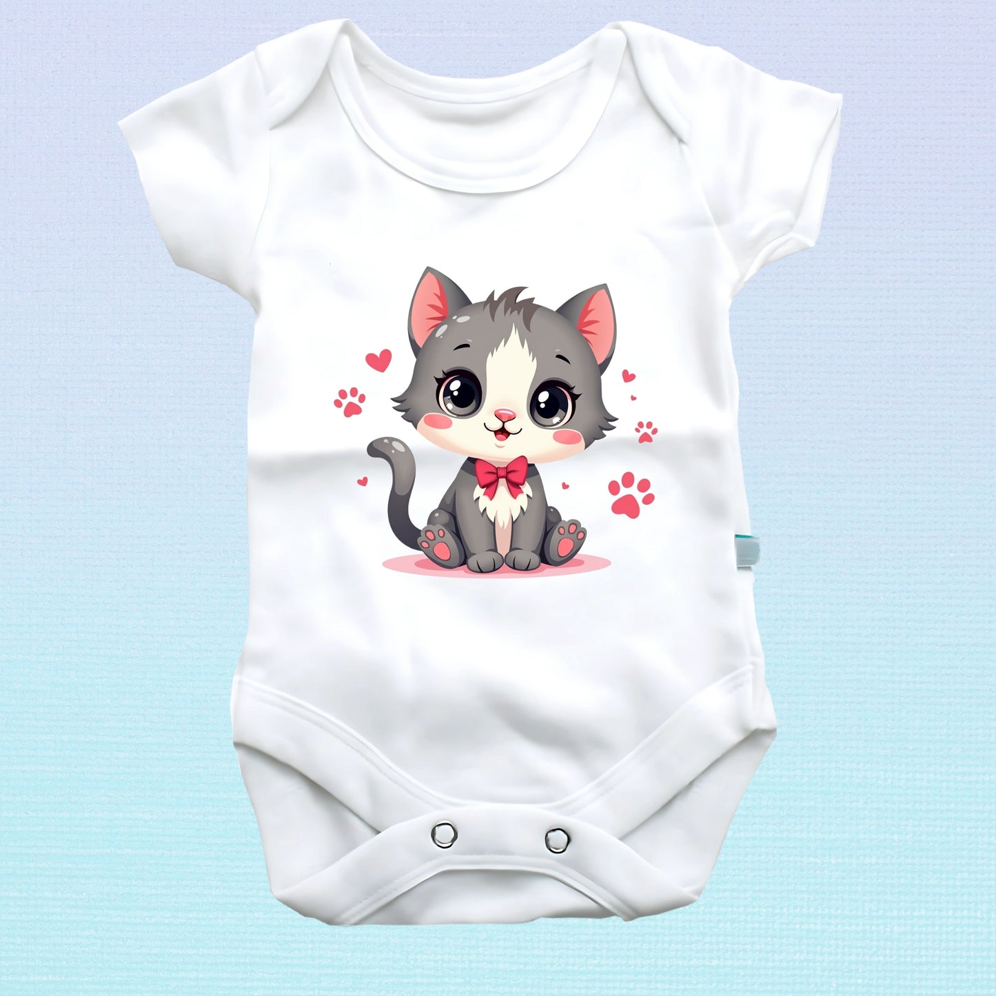 Adorable Kitty Baby Onesie