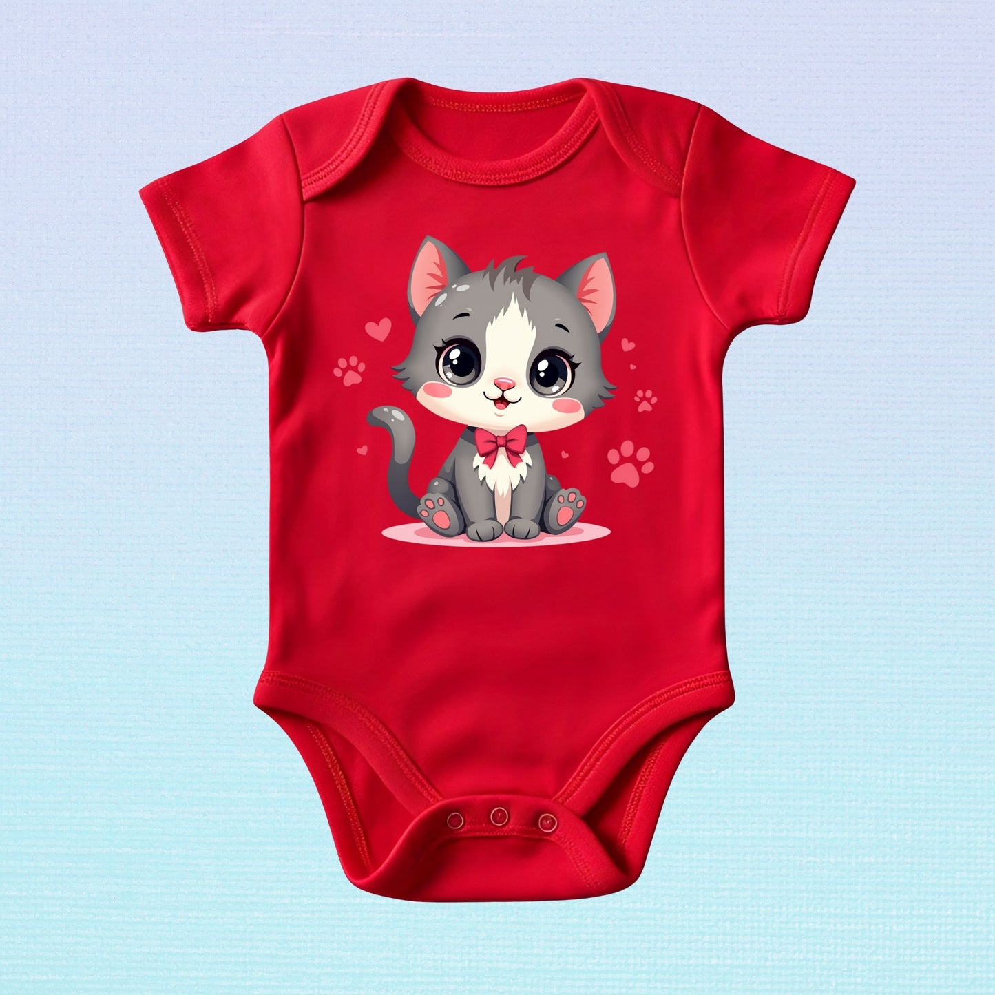 Adorable Kitty Baby Onesie