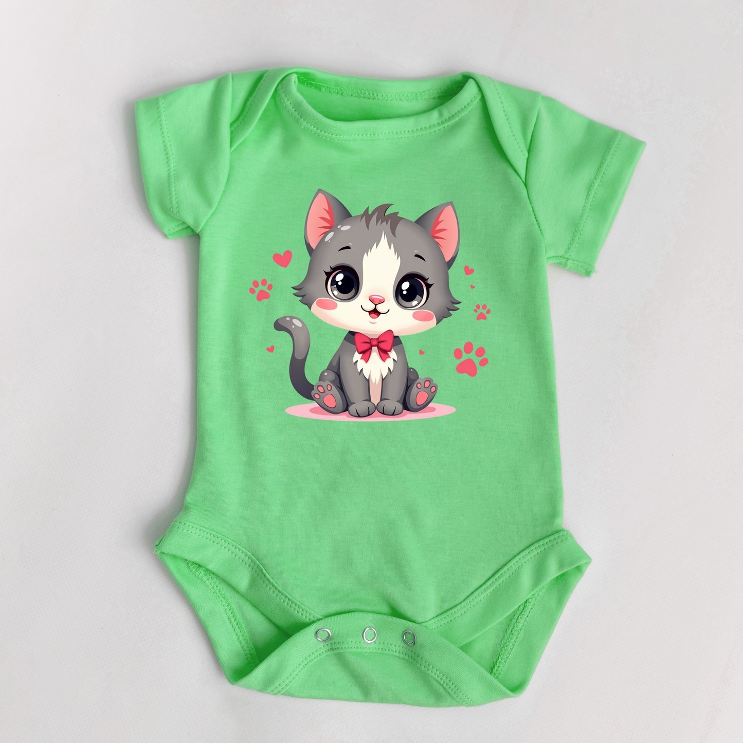 Adorable Kitty Baby Onesie