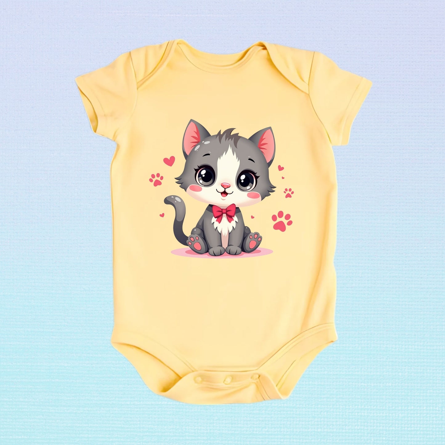 Adorable Kitty Baby Onesie