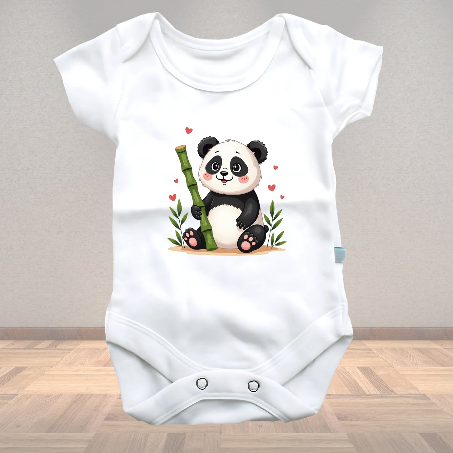 Playful Panda Baby Onesie