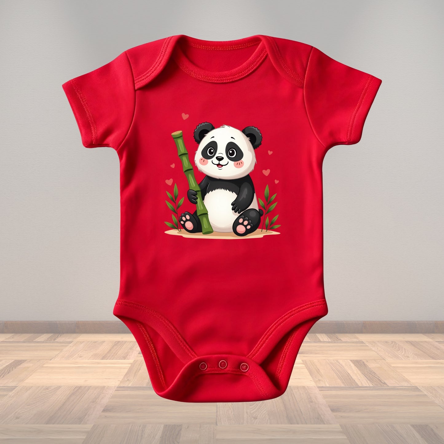 Playful Panda Baby Onesie
