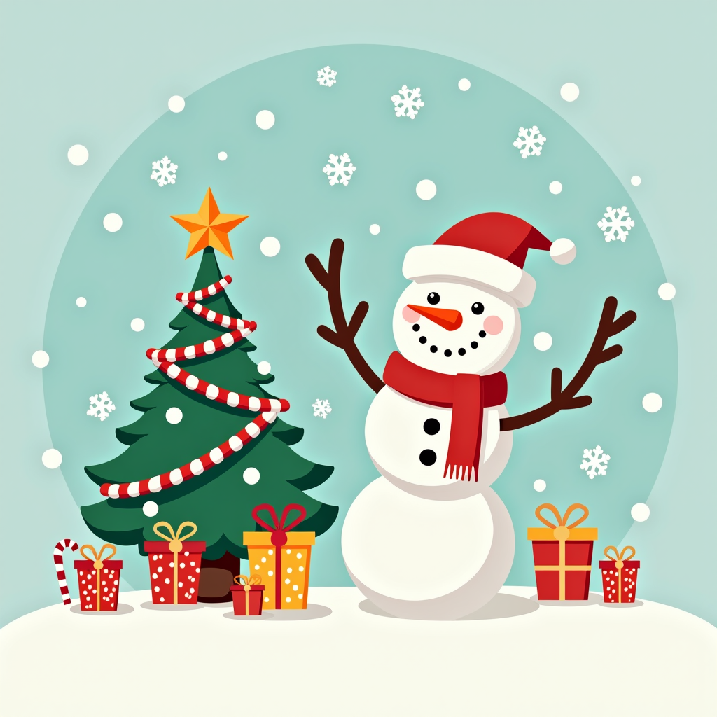 Festive Snowman T-Shirt - THUD Store