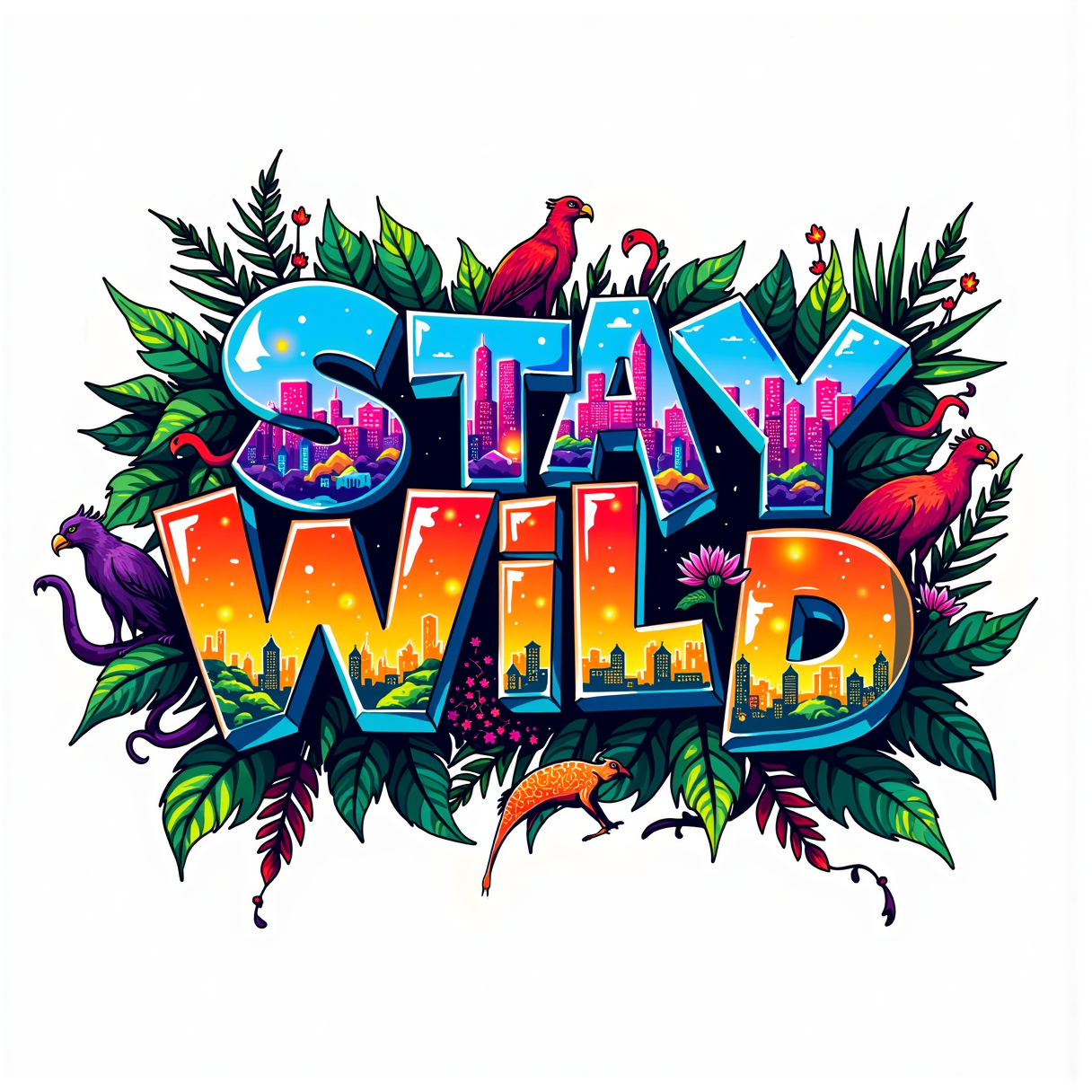 Stay Wild City Hoodie - THUD Store