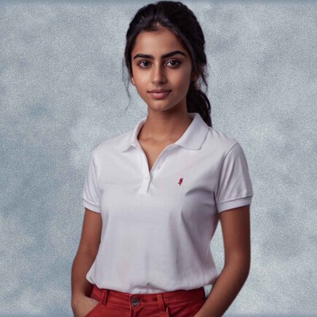 Crisp White Polo T-Shirt - THUD Store