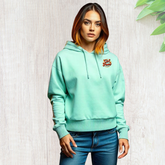 Girl Power Cropped Hoodie