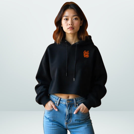 Girl Boss Goals Cropped Hoodie