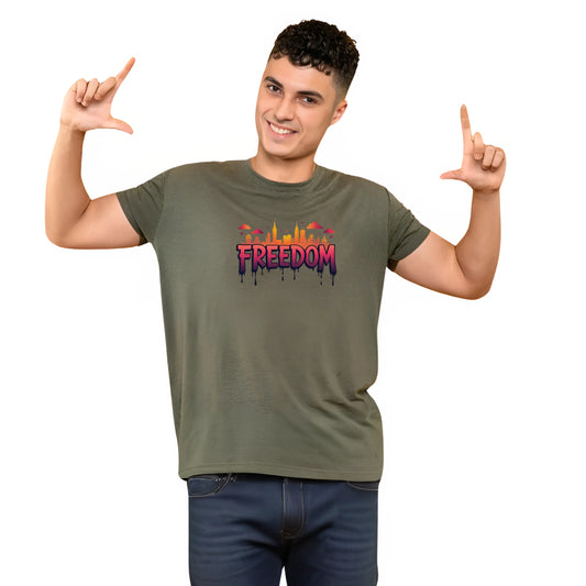 Freedom Skyline Graphic Tee