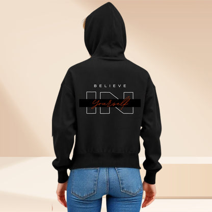 Believe in Yourself Cropped Hoodie