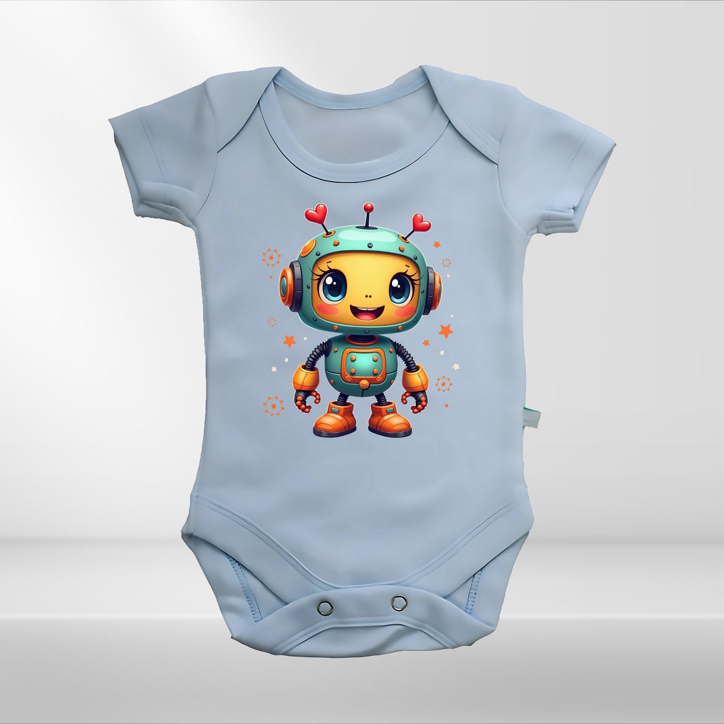 Little Robot Baby Onesie
