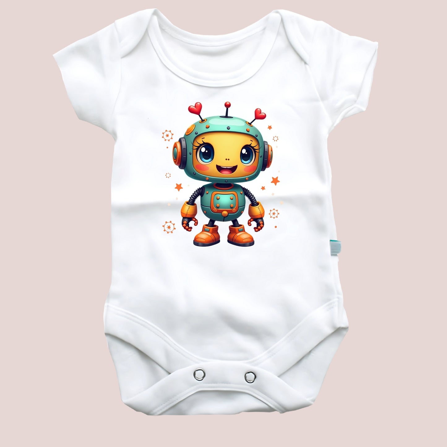 Little Robot Baby Onesie