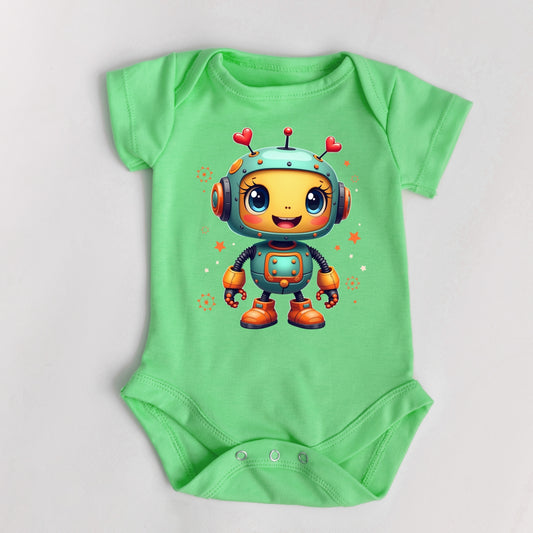 Little Robot Baby Onesie