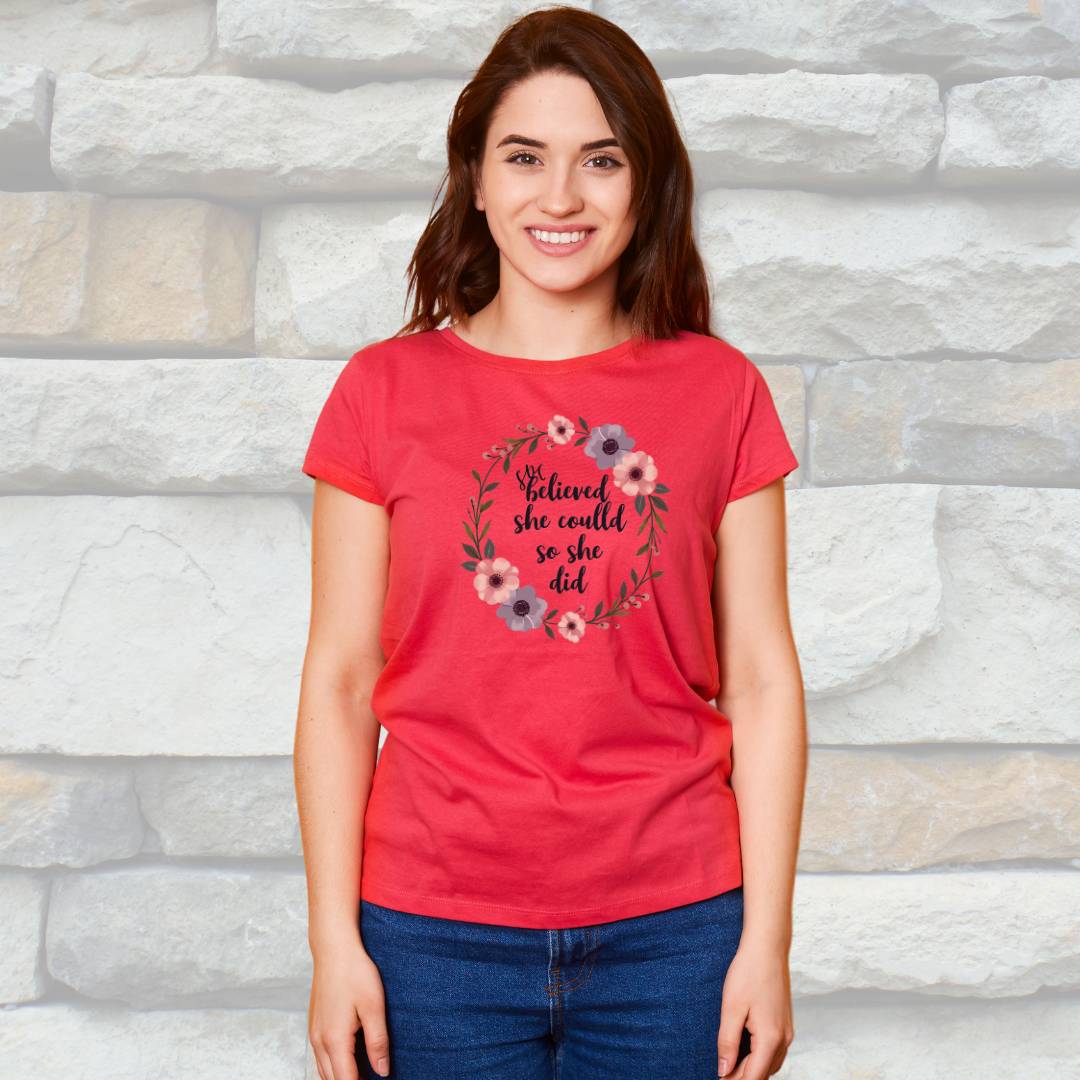 She Believed T-Shirt - THUD Store