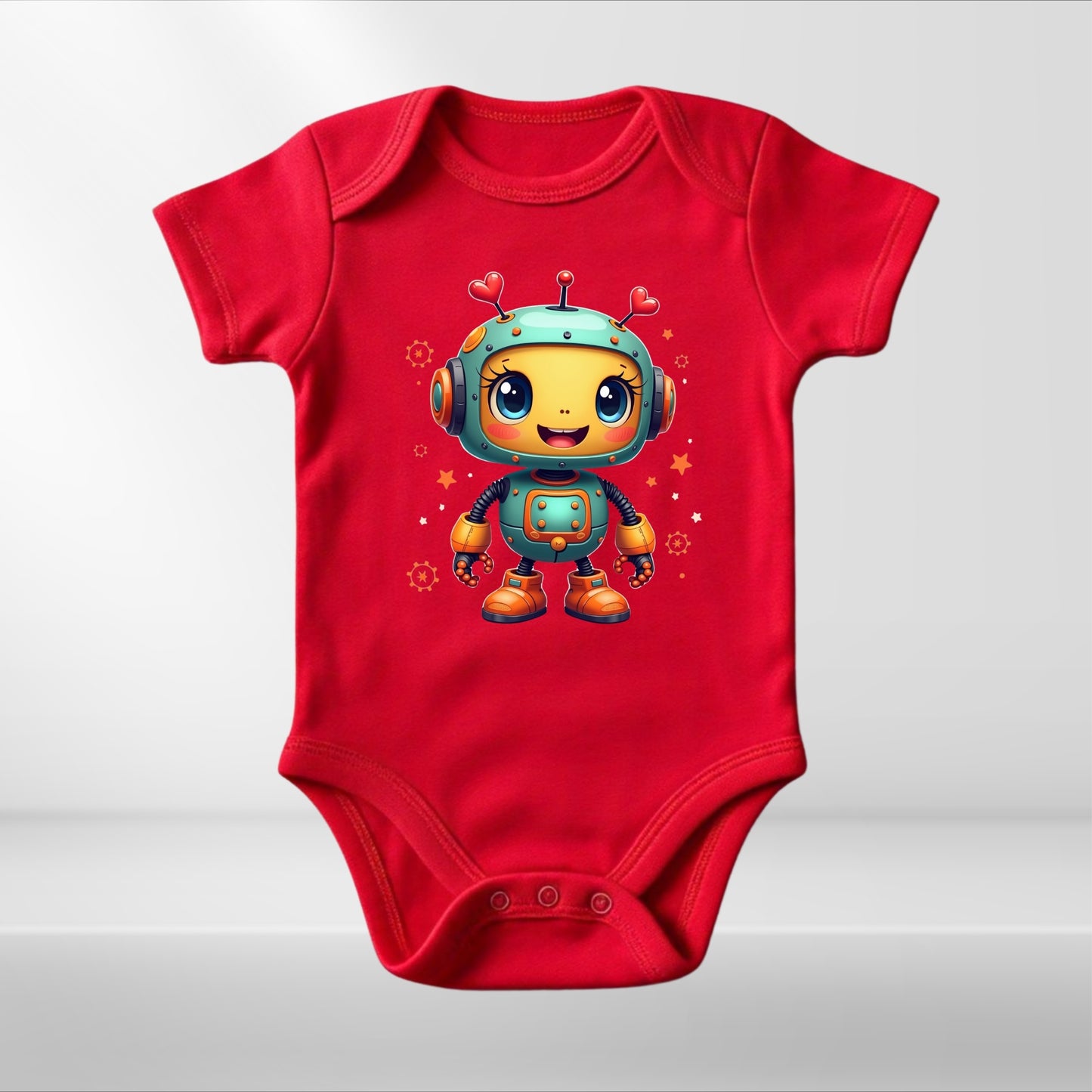 Little Robot Baby Onesie