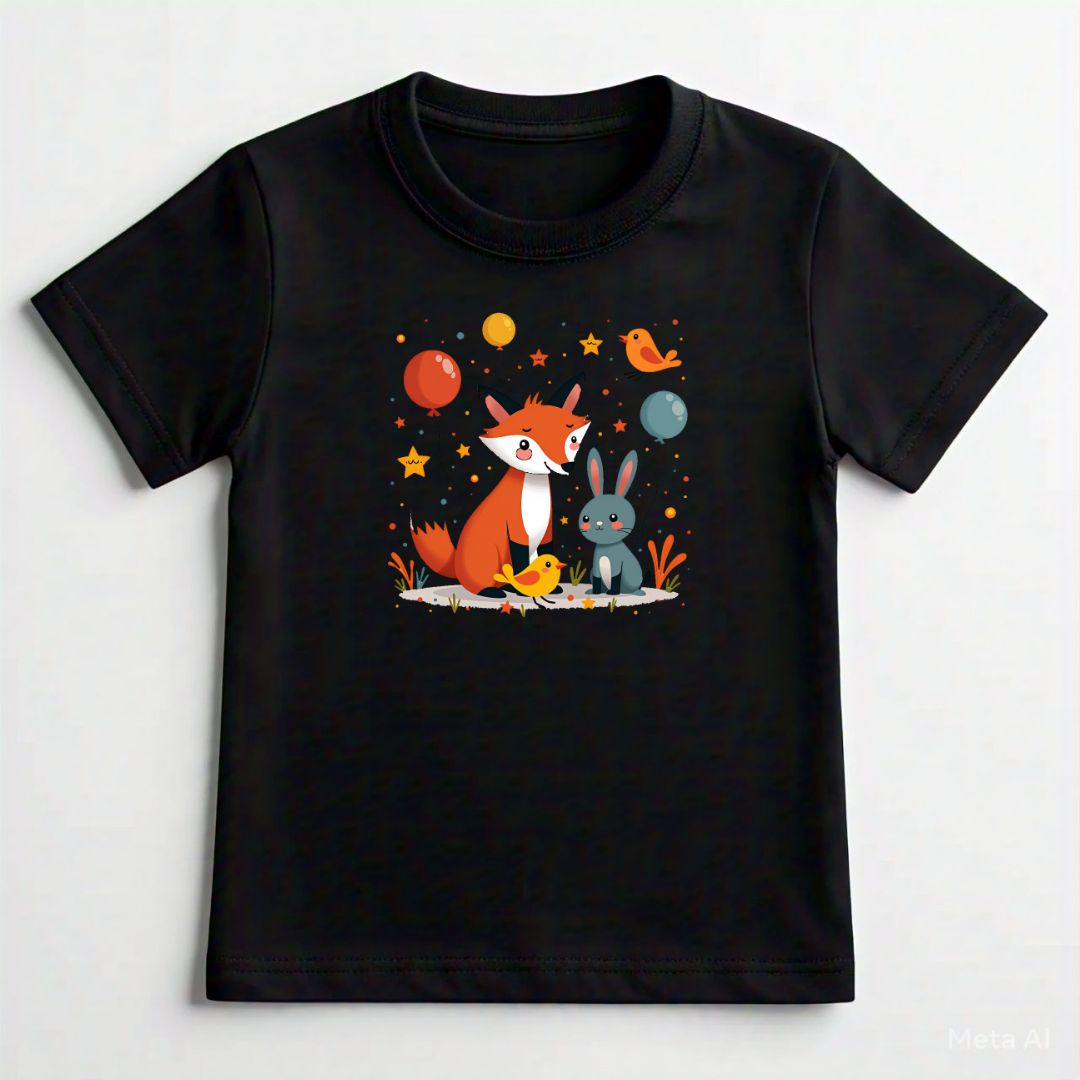 Festive Woodland Friends T-Shirt