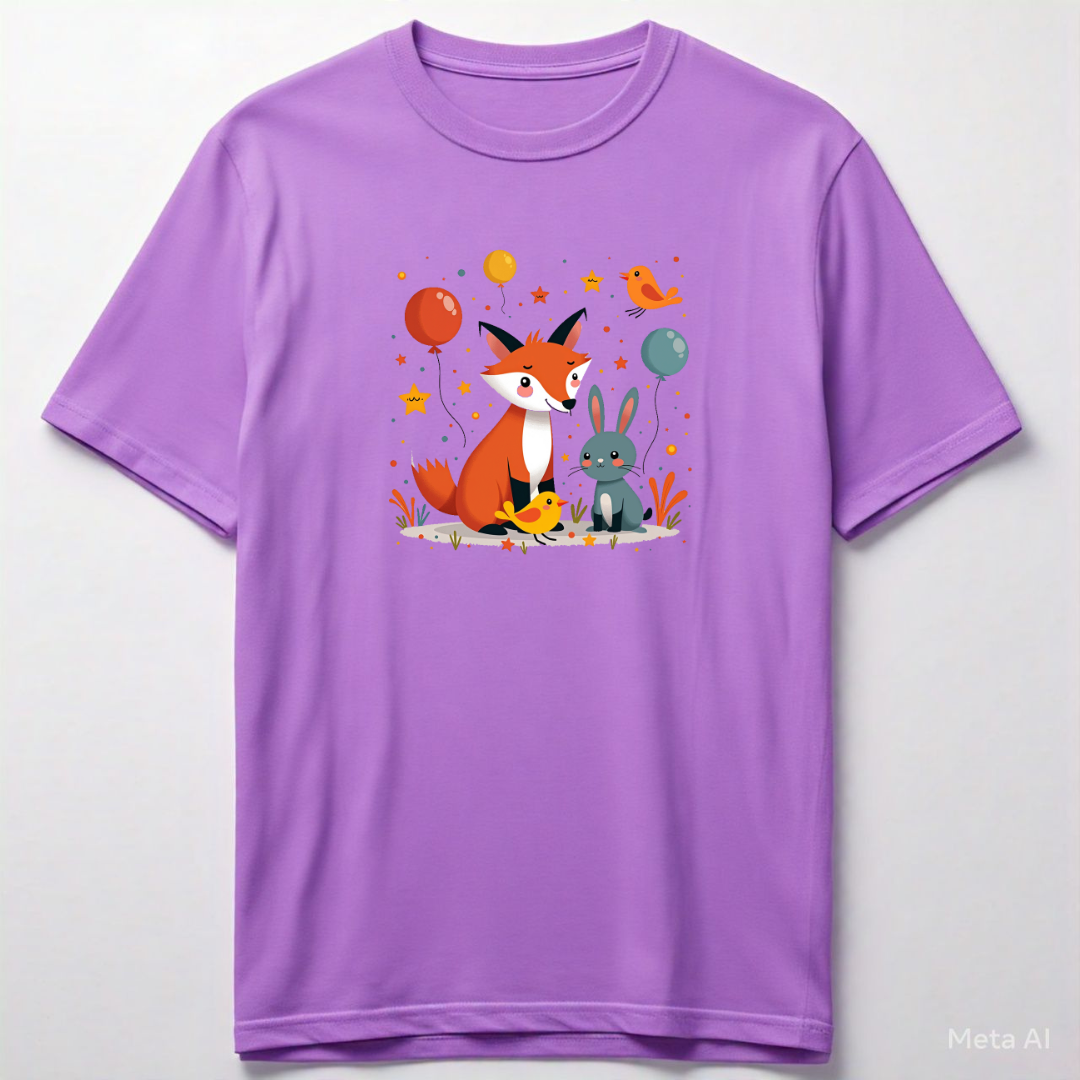 Festive Woodland Friends T-Shirt