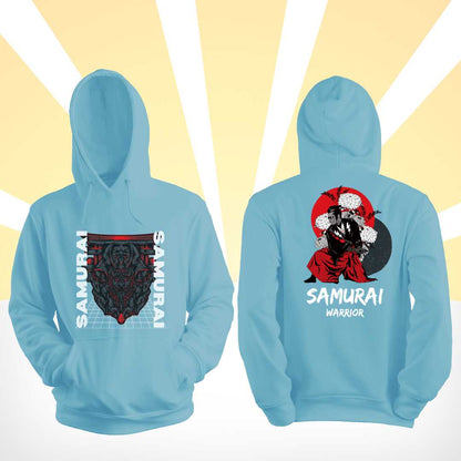 Dual Design Samurai Warrior Hoodie - THUD Store