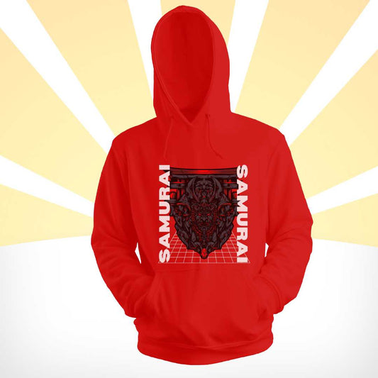 Dual Design Samurai Warrior Hoodie - THUD Store