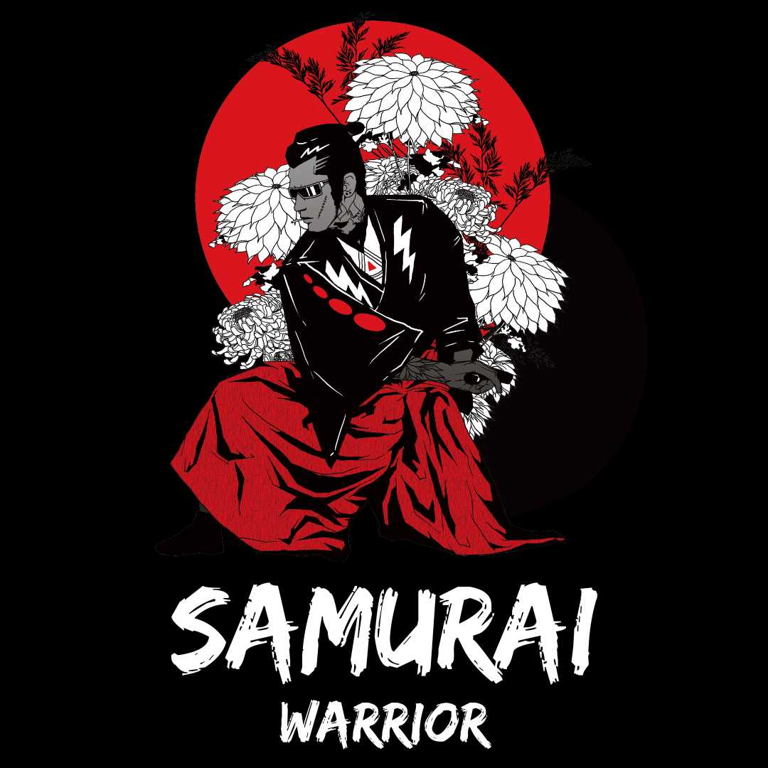 Dual Design Samurai Warrior Hoodie - THUD Store