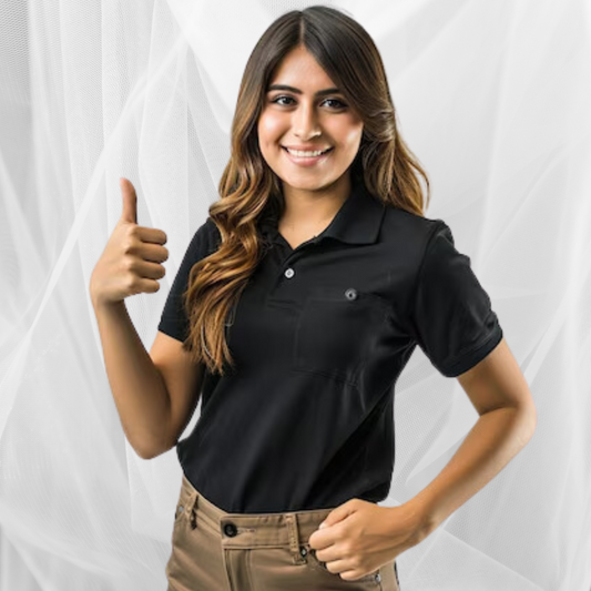 Classic Black Polo T-Shirt